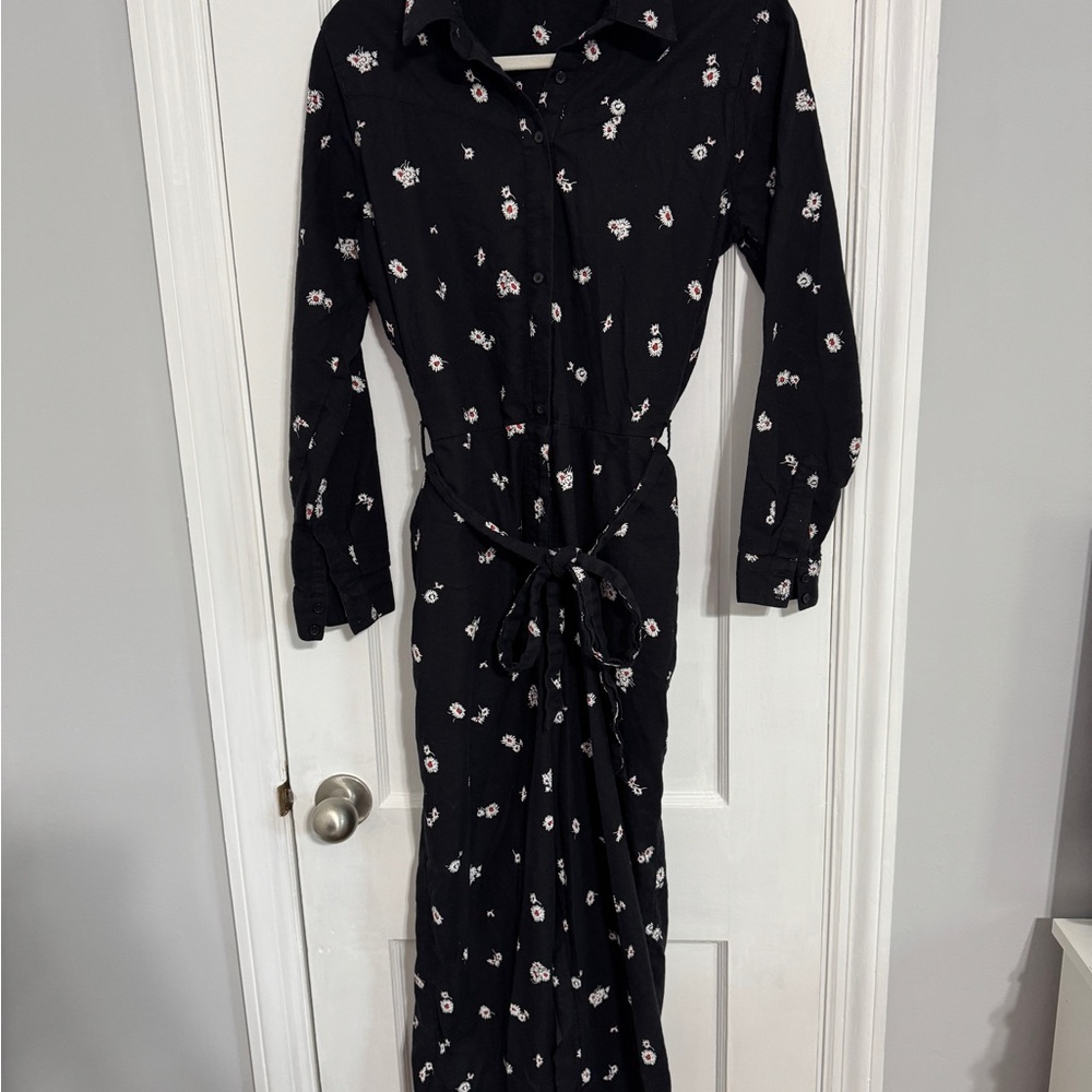 Lucky Brand Black Floral jumpsuit
